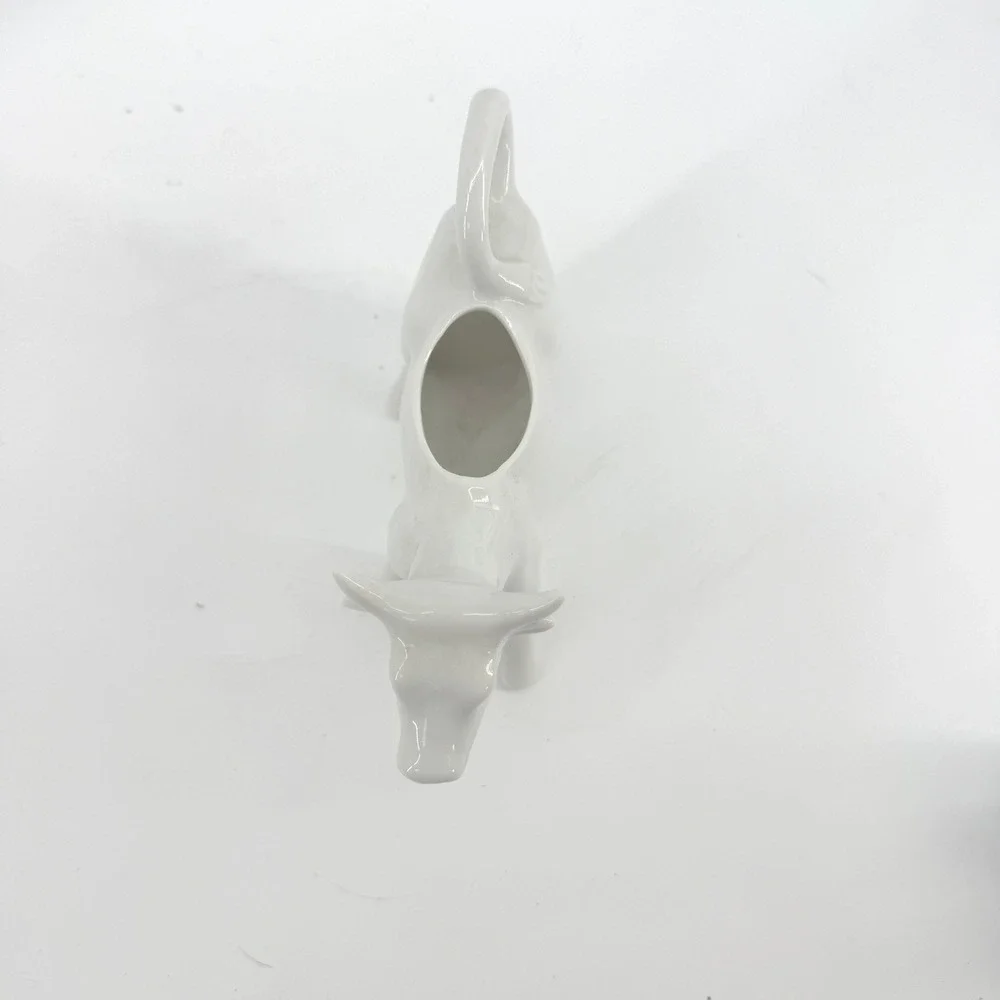 Cow Creamer‎ Pitcher Unisex OS White Ceramic Farmhouse Kitchen Decor